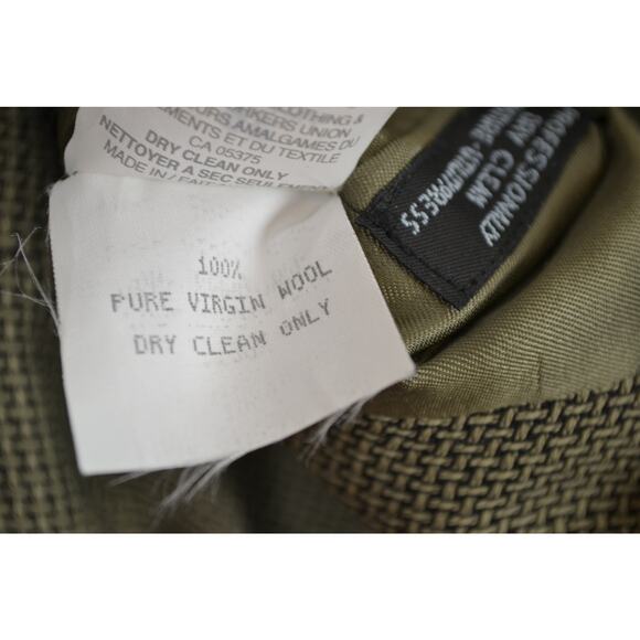 Bachrach Pure Virgin Wool Mens 42 LT 1 Pocket Lined Pattern Sport Blazer - Picture 7 of 10